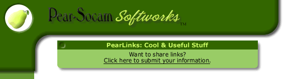Pear-Socam Softworks: PearLinks: Cool and Useful Stuff